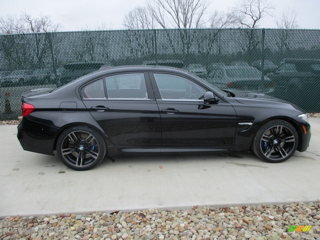 Black Sapphire Metallic 2017 BMW M3 Sedan Exterior Photo #117939341