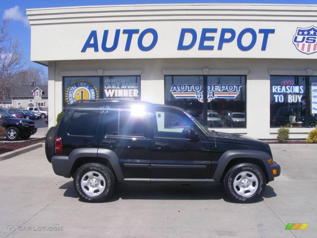 Black Jeep Liberty