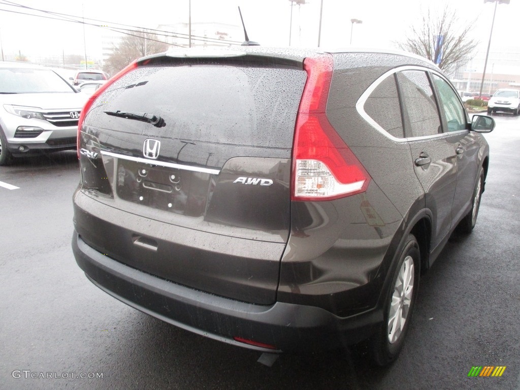 2013 CR-V EX-L AWD - Urban Titanium Metallic / Black photo #6