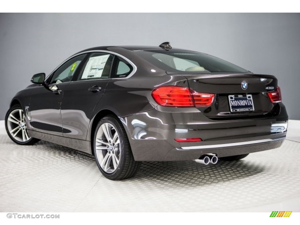 2017 4 Series 430i Gran Coupe - Jatoba Brown Metallic / Venetian Beige/Black photo #3
