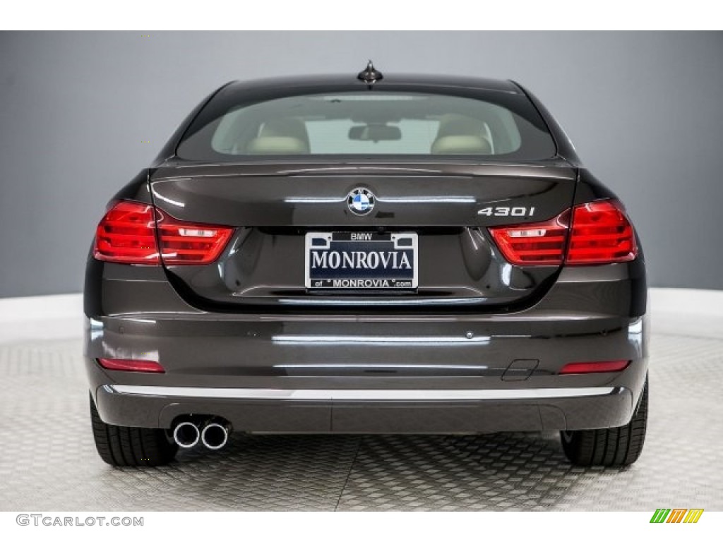 2017 4 Series 430i Gran Coupe - Jatoba Brown Metallic / Venetian Beige/Black photo #4
