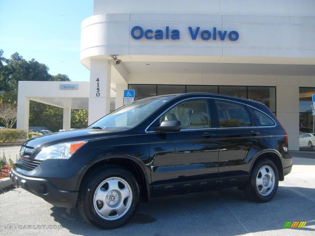 2008 CR-V LX - Nighthawk Black Pearl / Ivory photo #1