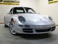 Arctic Silver Metallic - 911 Carrera 4S Cabriolet Photo No. 6