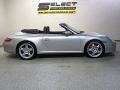 Arctic Silver Metallic - 911 Carrera 4S Cabriolet Photo No. 8