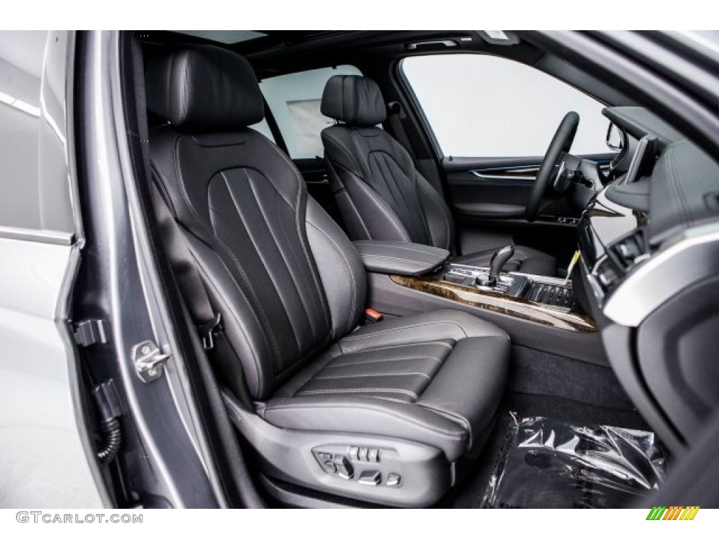 Black Interior 2017 BMW X5 xDrive50i Photo #117941150