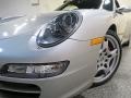 Arctic Silver Metallic - 911 Carrera 4S Cabriolet Photo No. 12