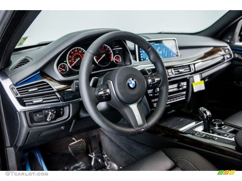 2017 BMW X5 xDrive50i Black Dashboard Photo #117941225