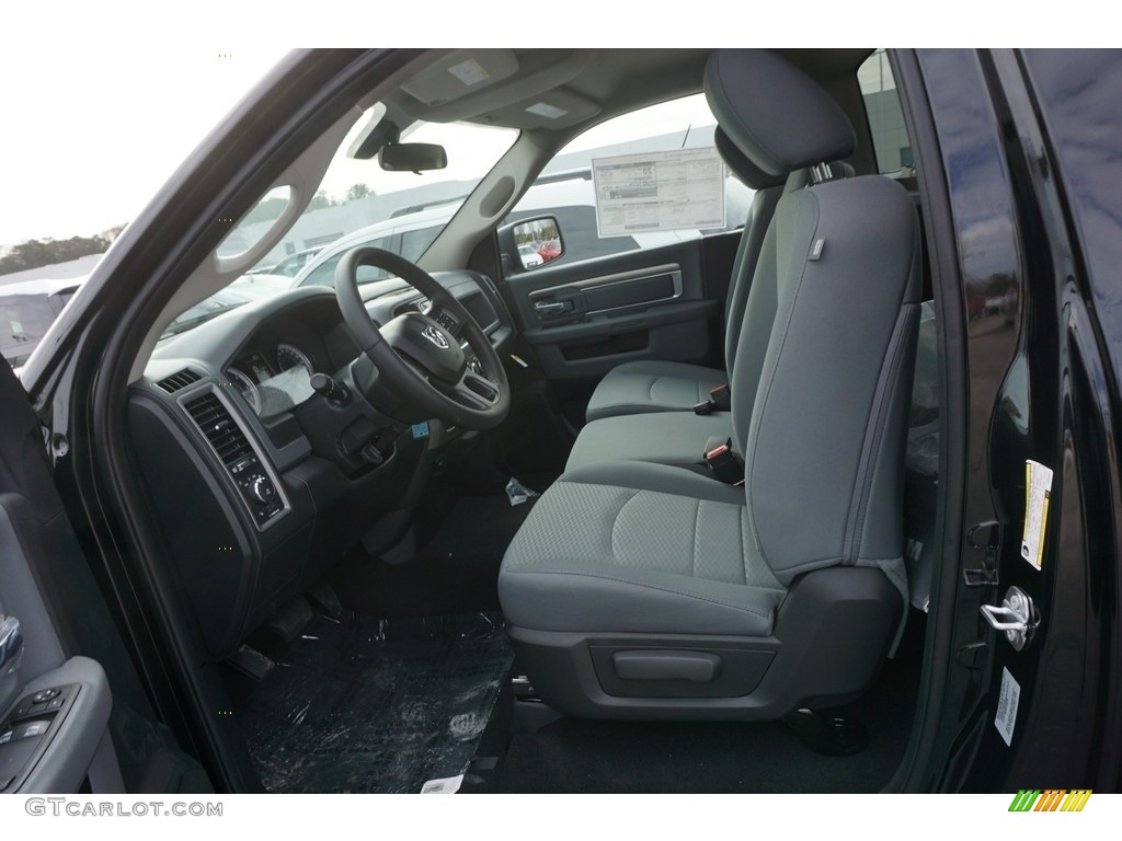 Black/Diesel Gray Interior 2017 Ram 1500 Express Regular Cab Photo #117941273