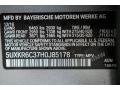  2017 X5 xDrive50i Space Gray Metallic Color Code A52