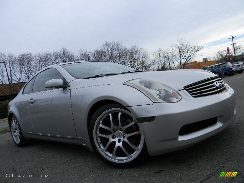 2005 G 35 Coupe - Diamond Graphite Metallic / Wheat photo #2