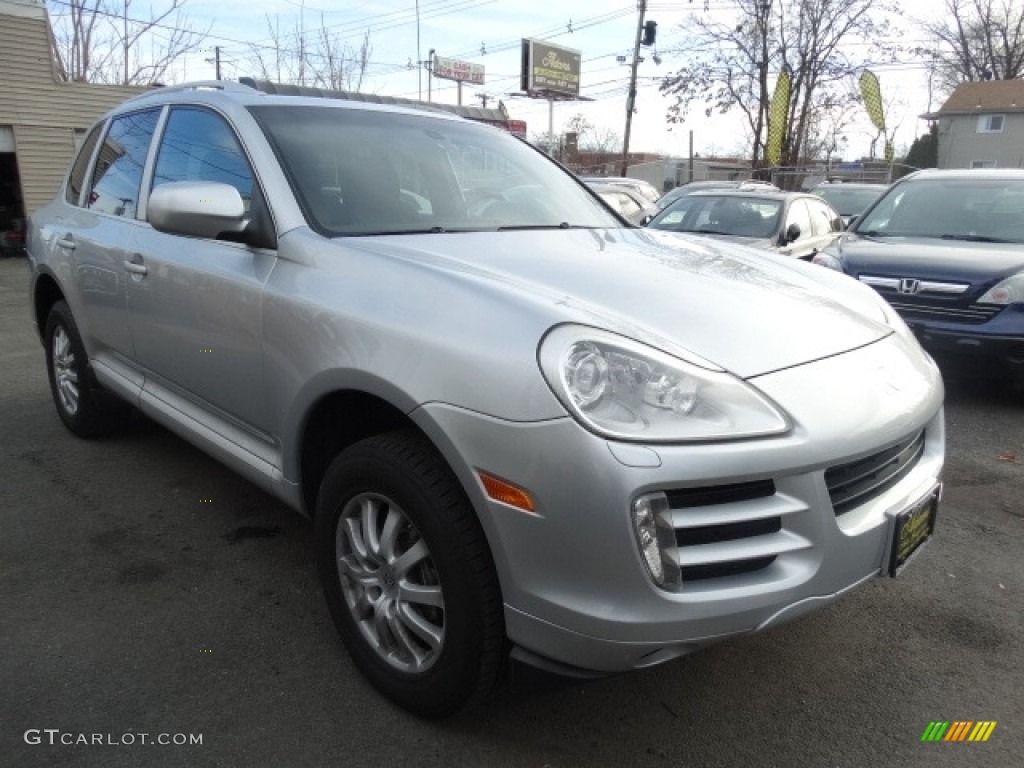 2008 Cayenne Tiptronic - Crystal Silver Metallic / Black photo #3