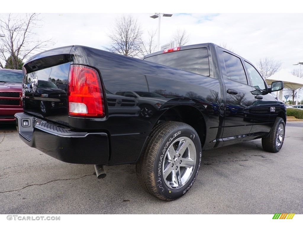 2017 1500 Express Crew Cab - Brilliant Black Crystal Pearl / Black/Diesel Gray photo #3