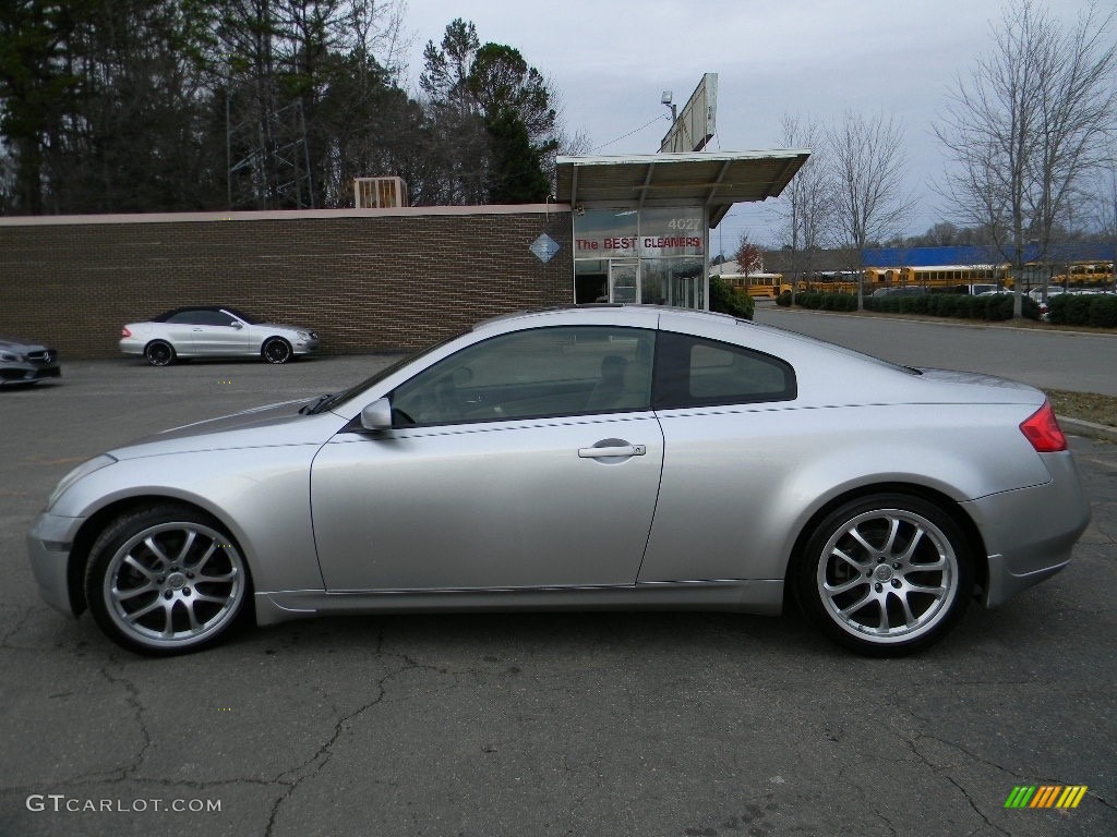 2005 G 35 Coupe - Diamond Graphite Metallic / Wheat photo #7