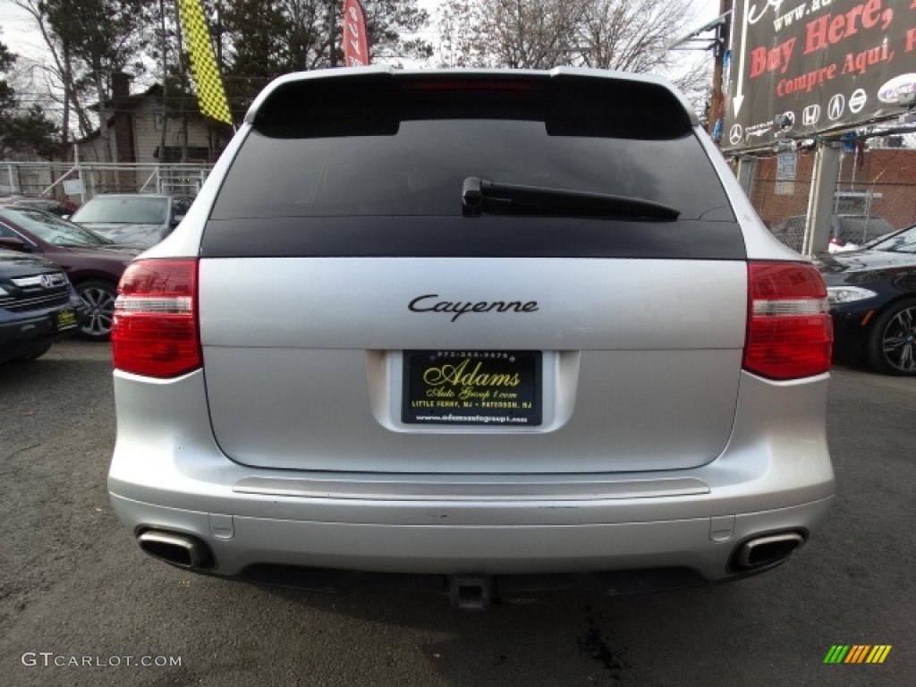2008 Cayenne Tiptronic - Crystal Silver Metallic / Black photo #5