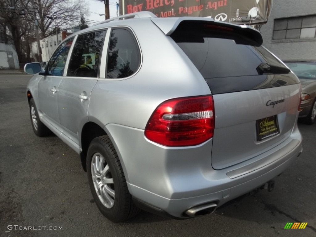 2008 Cayenne Tiptronic - Crystal Silver Metallic / Black photo #6