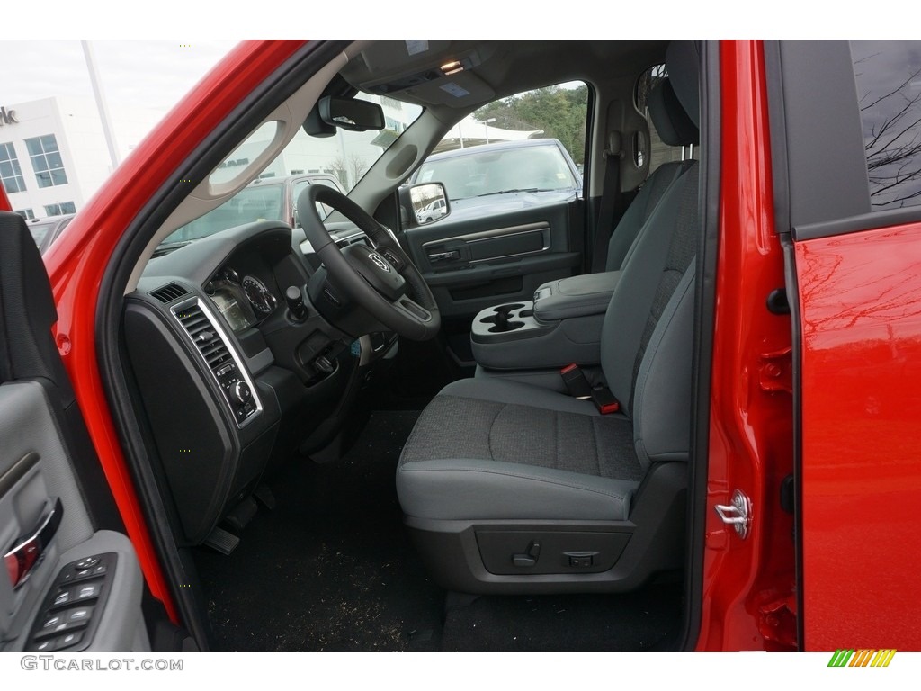 2017 1500 Big Horn Quad Cab - Flame Red / Black/Diesel Gray photo #7