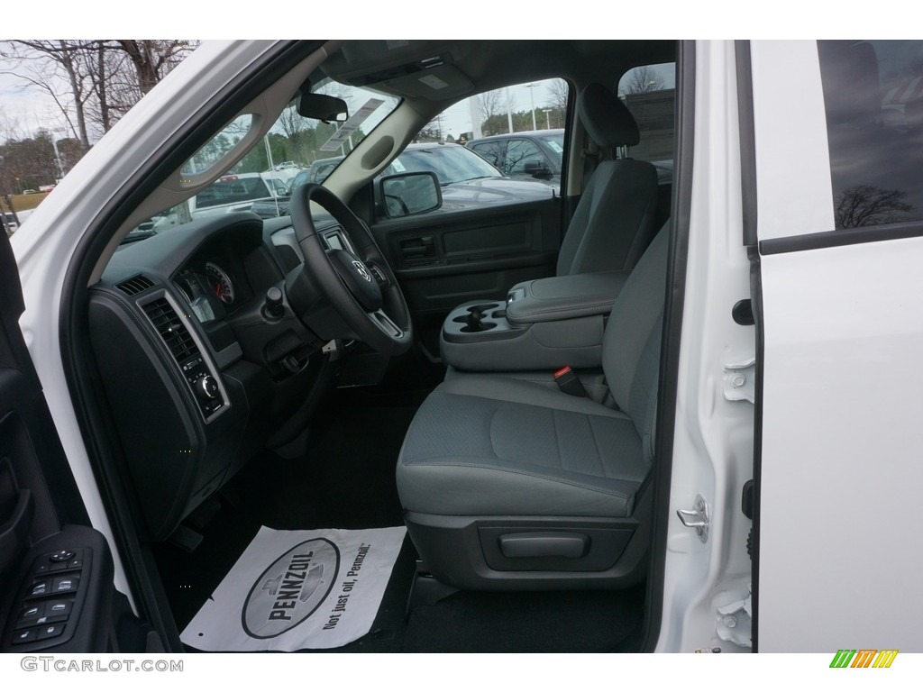 2017 1500 Express Quad Cab - Bright White / Black/Diesel Gray photo #7