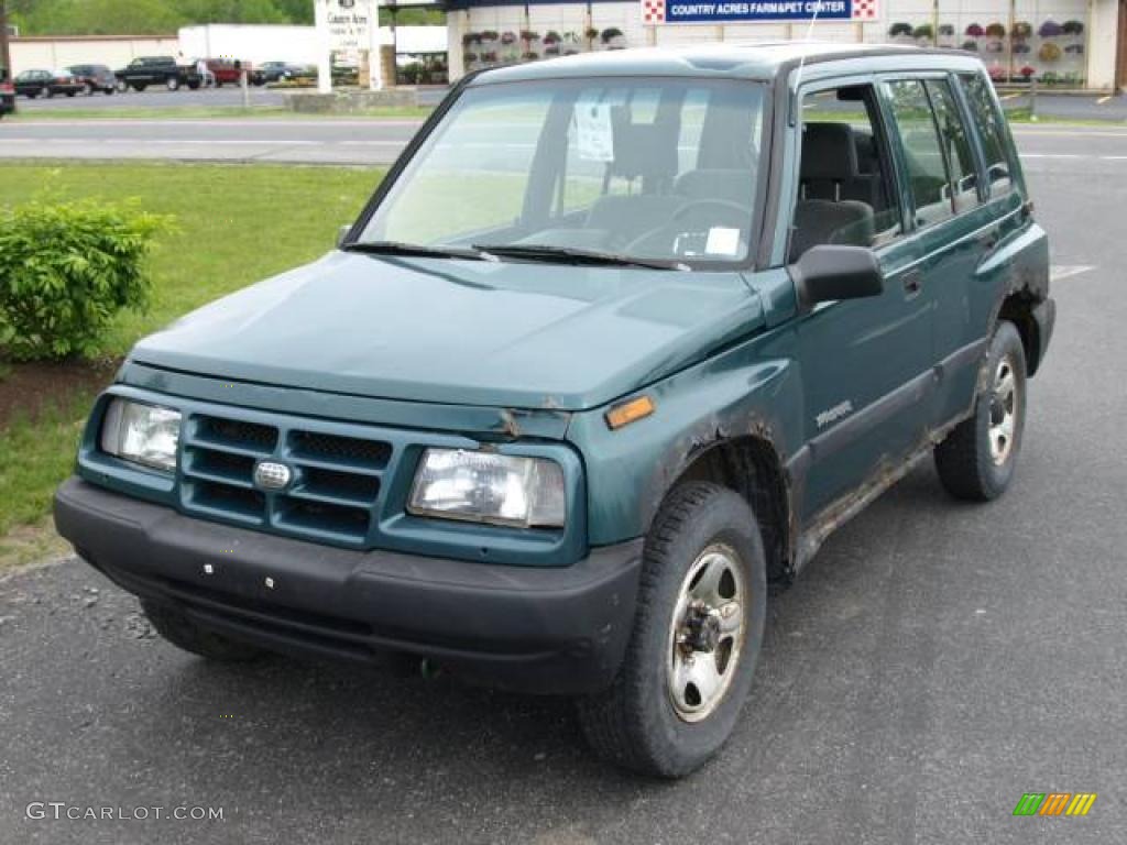 1996 Tracker Hardtop 4x4 - Woodland Green Metallic / Charcoal photo #2