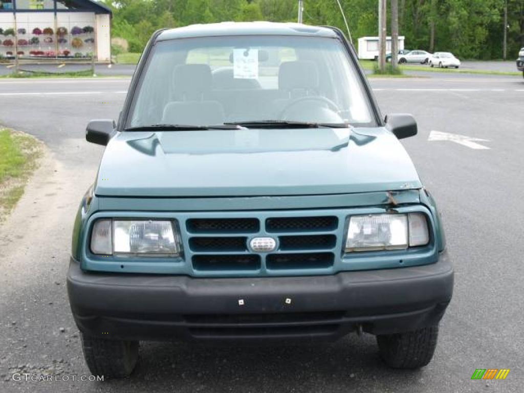 1996 Woodland Green Metallic Geo Tracker Hardtop 4x4 11772651 Photo 3