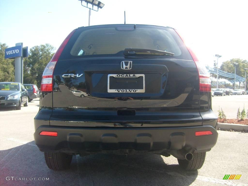 2008 CR-V LX - Nighthawk Black Pearl / Ivory photo #7