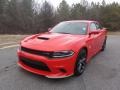 2017 Go Mango Dodge Charger R/T Scat Pack  photo #2