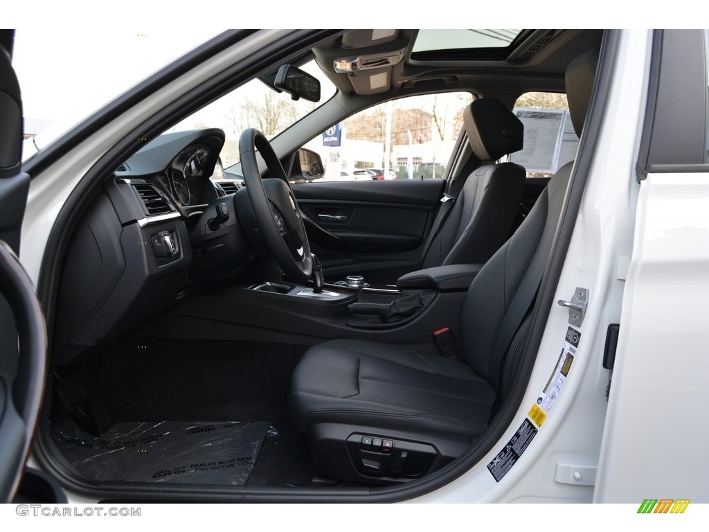 2014 3 Series 320i xDrive Sedan - Alpine White / Black photo #11