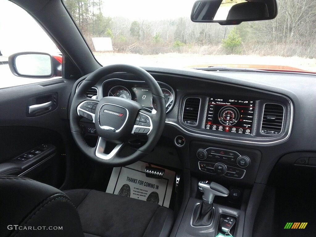 2017 Dodge Charger R/T Scat Pack Black Dashboard Photo #117945077
