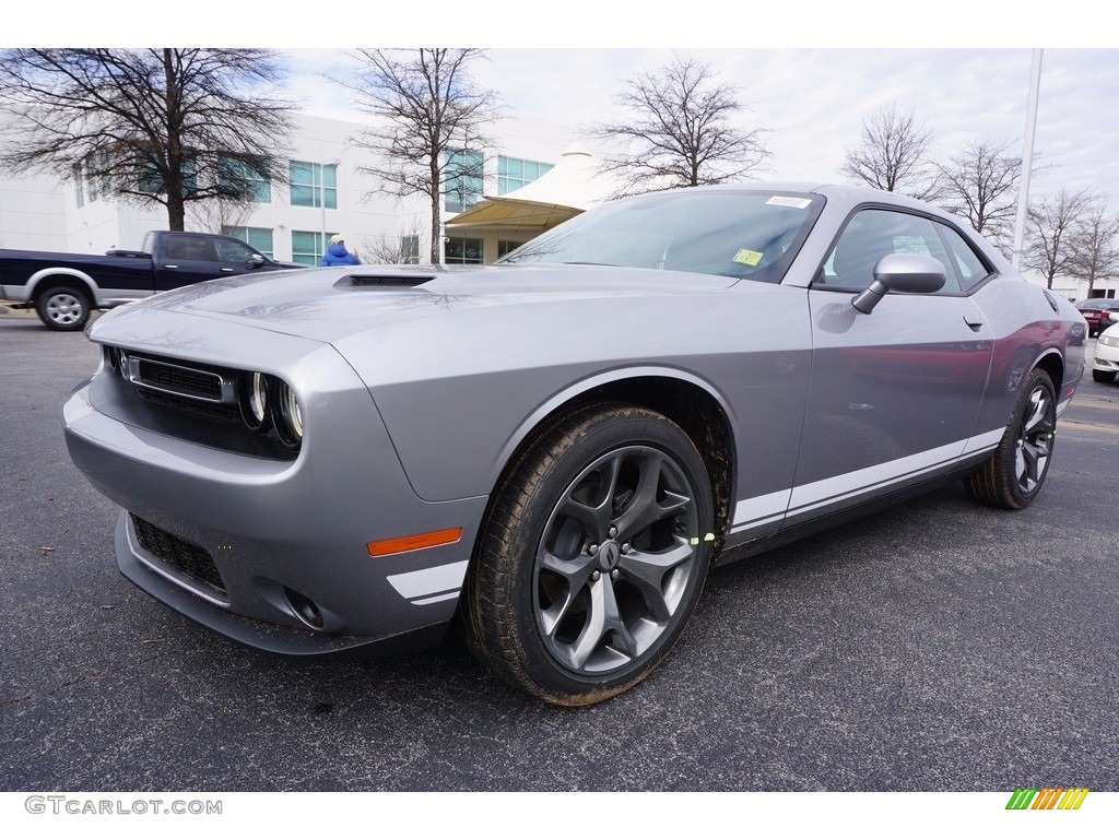 2017 Challenger SXT - Billet Metallic / Black photo #1