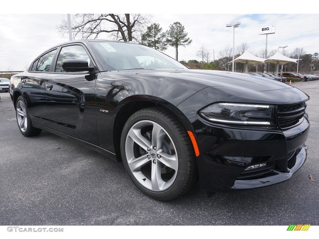 Pitch-Black 2017 Dodge Charger R/T Exterior Photo #117946158
