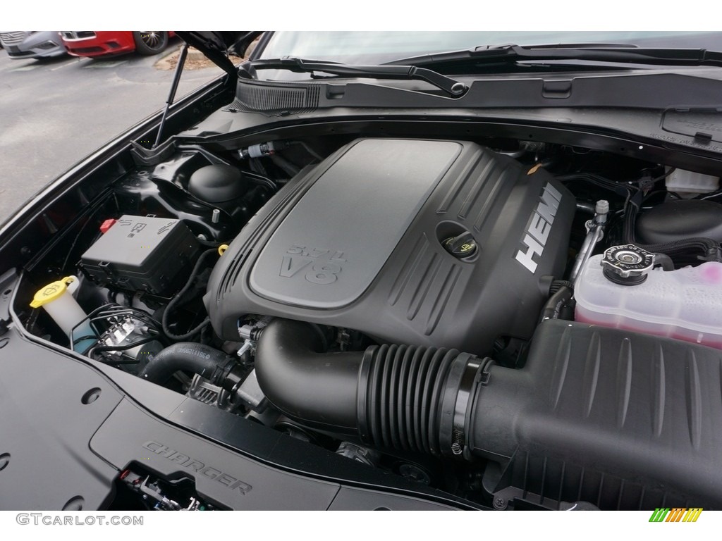 2017 Dodge Charger R/T 5.7 Liter HEMI OHV 16-Valve VVT MDS V8 Engine Photo #117946283