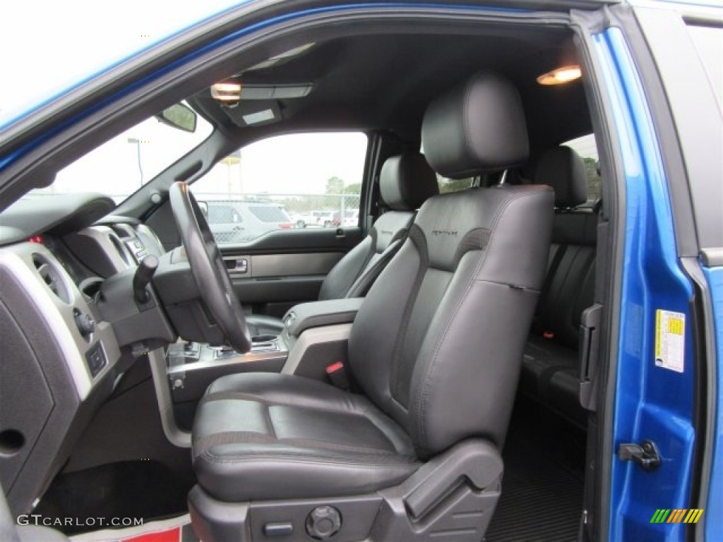 2012 Ford F150 SVT Raptor SuperCab 4x4 Front Seat Photo #117948257