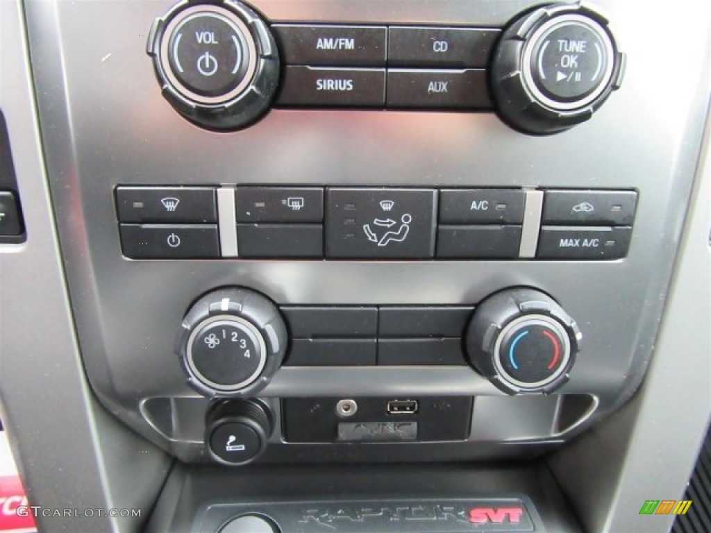 2012 Ford F150 SVT Raptor SuperCab 4x4 Controls Photo #117948425