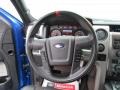 Raptor Black Leather/Cloth 2012 Ford F150 SVT Raptor SuperCab 4x4 Steering Wheel