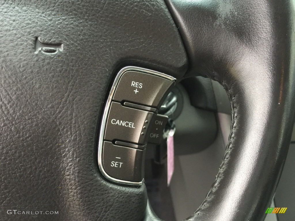 2010 Sonata SE V6 - Ebony Black / Gray photo #17