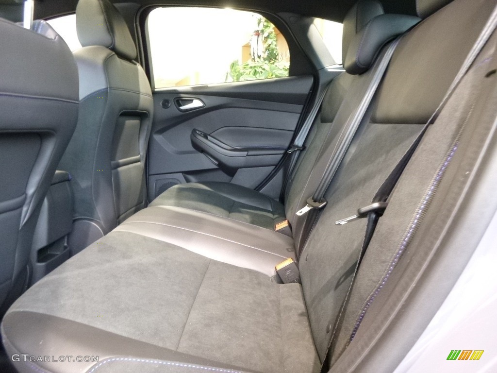 Charcoal Black Recaro Leather Interior 2017 Ford Focus RS Hatch Photo #117949586