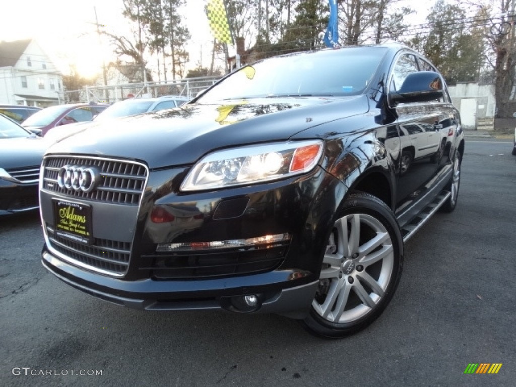 2008 Q7 4.2 Premium quattro - Phantom Black Pearl Effect / Limestone Grey photo #1