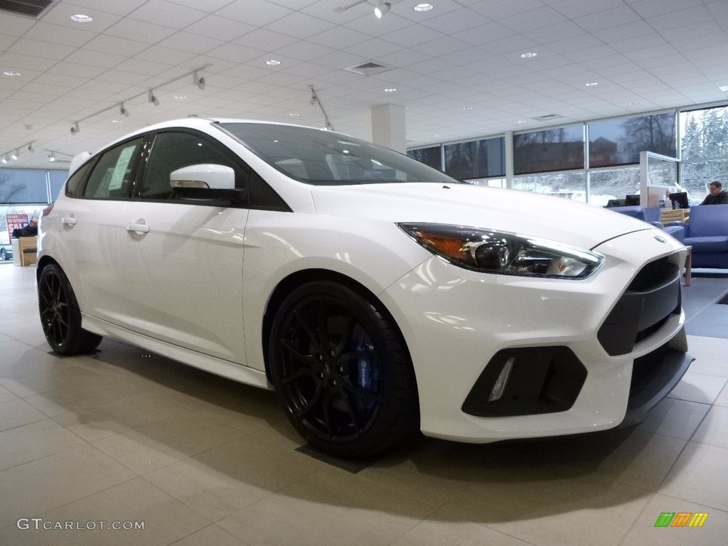 Frozen White Ford Focus