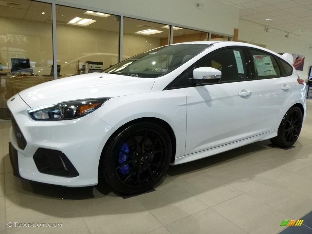 Frozen White 2016 Ford Focus RS Exterior Photo #117949979