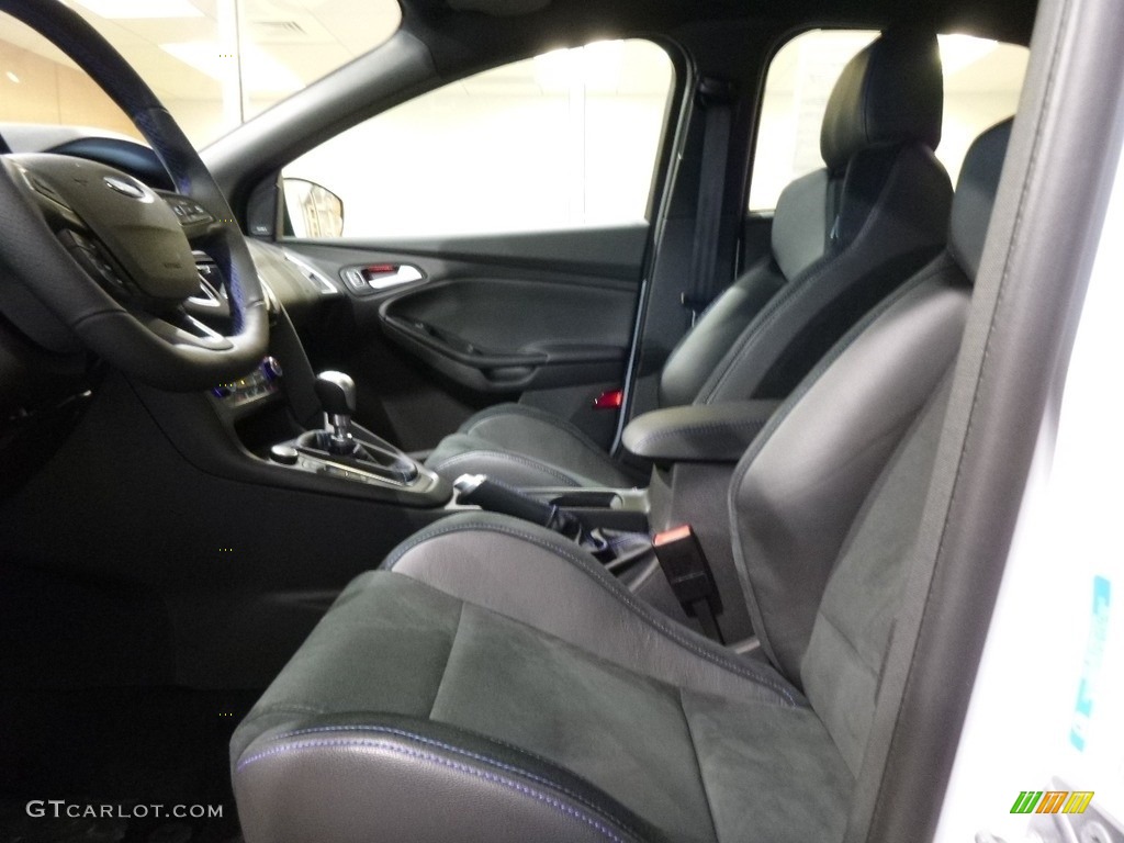 Charcoal Black Recaro RS logo Interior 2016 Ford Focus RS Photo #117950057