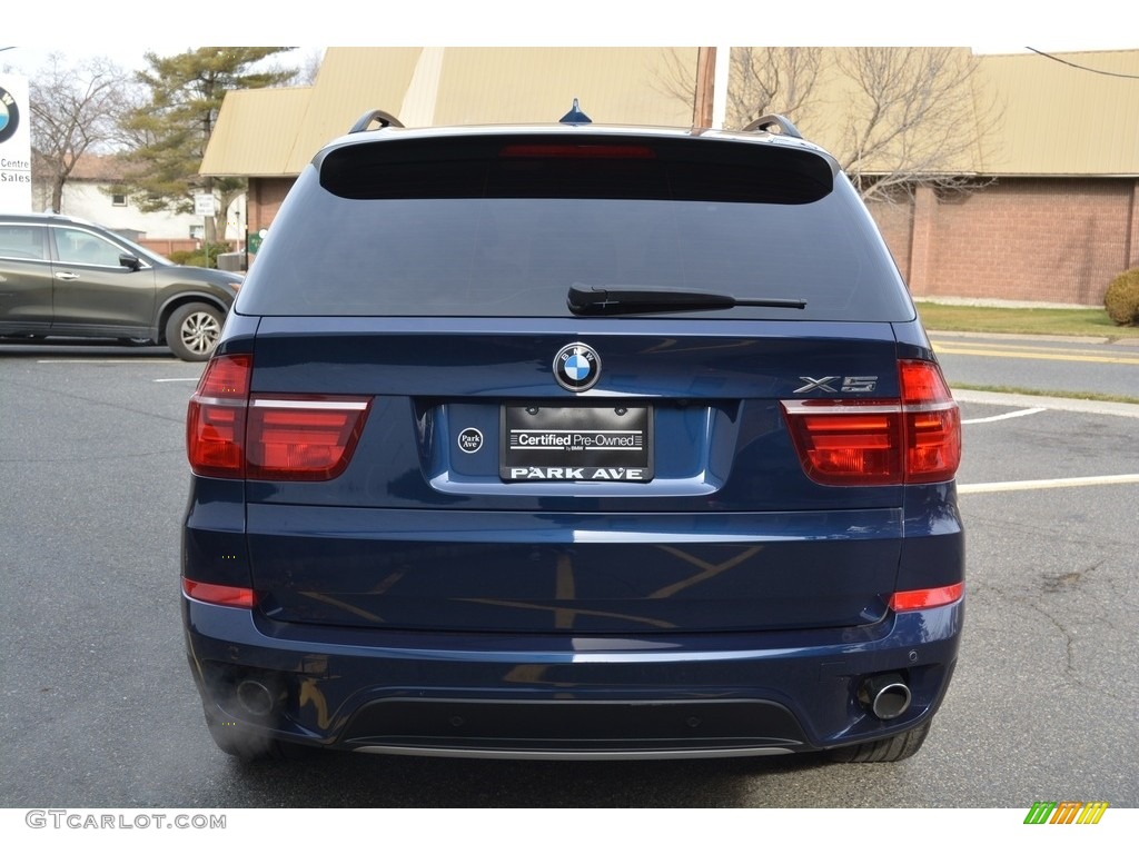 2013 X5 xDrive 35i Premium - Deep Sea Blue Metallic / Black photo #4