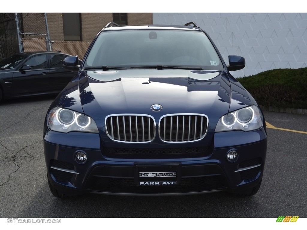 2013 X5 xDrive 35i Premium - Deep Sea Blue Metallic / Black photo #7