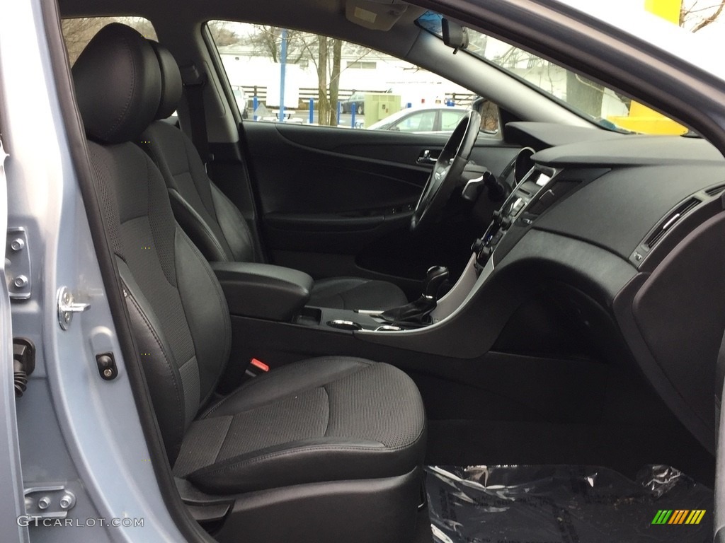 2011 Sonata SE - Iridescent Silver Blue Metallic / Black photo #26