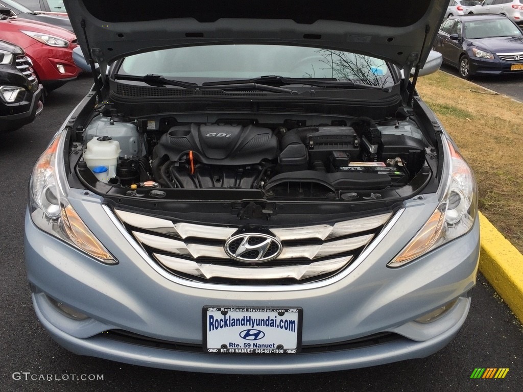 2011 Sonata SE - Iridescent Silver Blue Metallic / Black photo #29