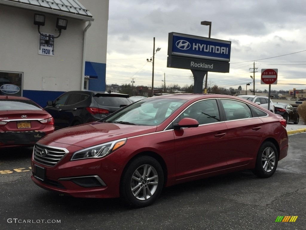 2016 Sonata SE - Venetian Red / Beige photo #1