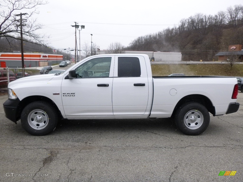 2017 1500 Express Quad Cab 4x4 - Bright White / Black/Diesel Gray photo #2