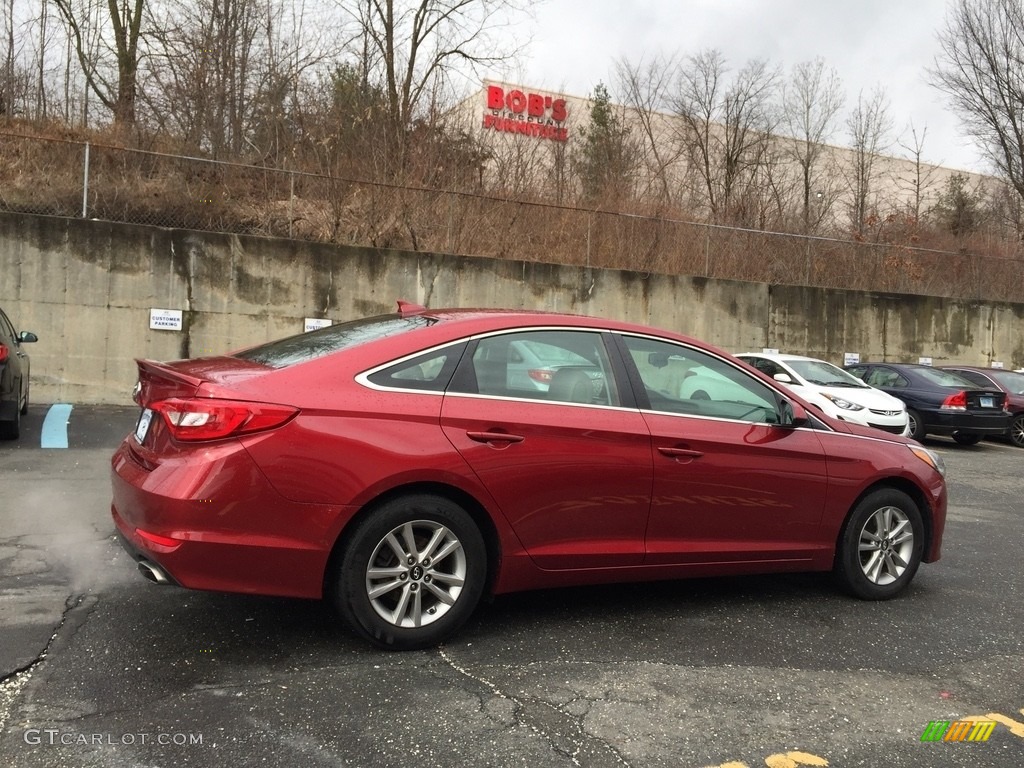 2016 Sonata SE - Venetian Red / Beige photo #4