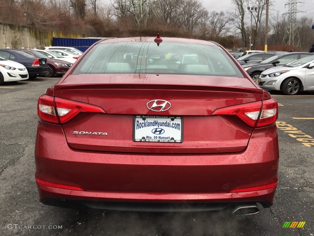 2016 Sonata SE - Venetian Red / Beige photo #5