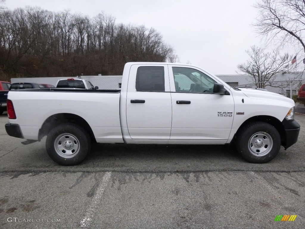 2017 1500 Express Quad Cab 4x4 - Bright White / Black/Diesel Gray photo #7