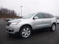 2017 Silver Ice Metallic Chevrolet Traverse LT AWD  photo #1