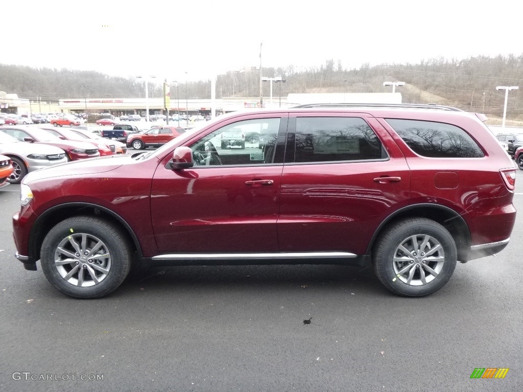 2017 Durango SXT AWD - Octane Red Pearl / Black photo #2